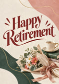 Load image into Gallery viewer, Retirement - Personalised Card — with punch holes
