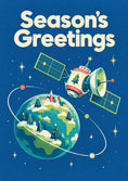 Load image into Gallery viewer, Christmas - Personalised Card — with punch holes
