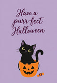 Load image into Gallery viewer, Halloween - Personalised Card — with punch holes
