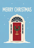 Load image into Gallery viewer, Christmas - Personalised Card — with punch holes
