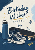 Load image into Gallery viewer, Birthdays - Personalised Card — with punch holes
