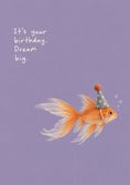 Load image into Gallery viewer, Birthdays - Personalised Card — with punch holes
