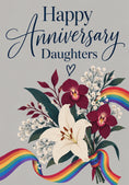 Load image into Gallery viewer, Anniversary - Personalised Card — with punch holes
