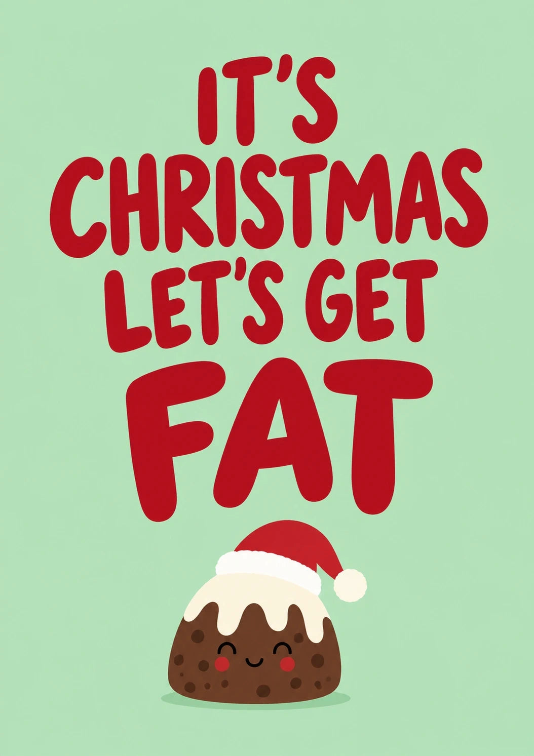Christmas - Personalised Card — with punch holes
