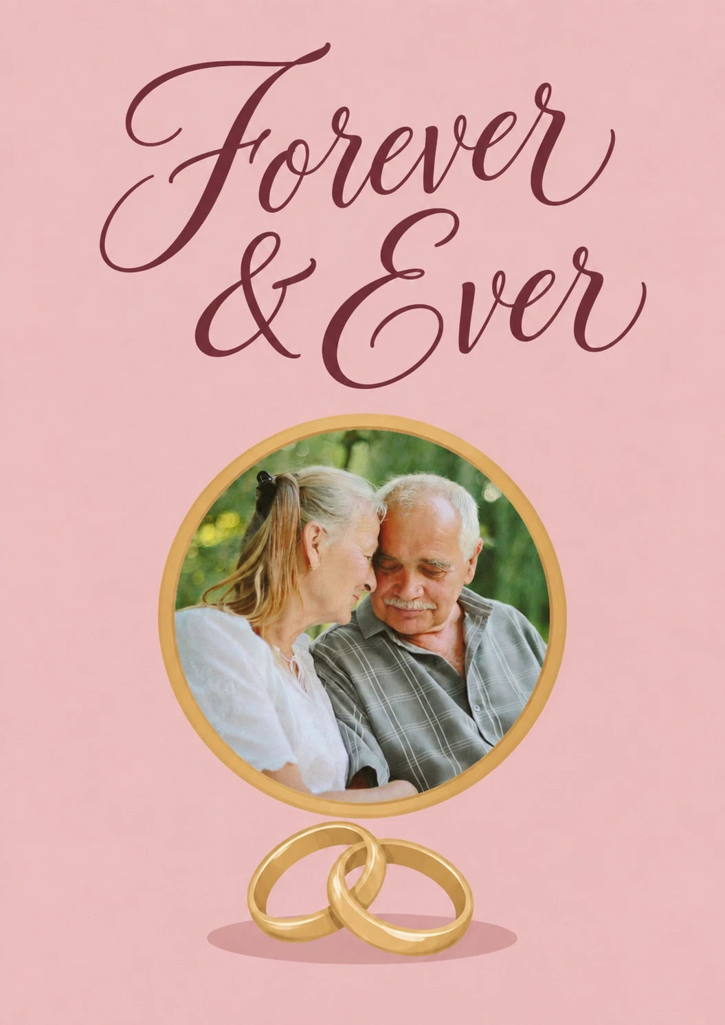 Weddings - Personalised Card — with punch holes