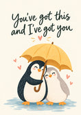 Load image into Gallery viewer, Get well soon! - Personalised Card — with punch holes
