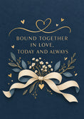 Load image into Gallery viewer, Anniversary - Personalised Card — with punch holes
