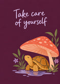 Load image into Gallery viewer, Get well soon! - Personalised Card — with punch holes
