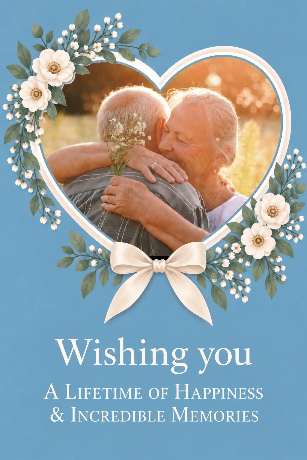 Weddings - Personalised Card — with punch holes