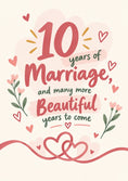 Load image into Gallery viewer, Anniversary - Personalised Card — with punch holes
