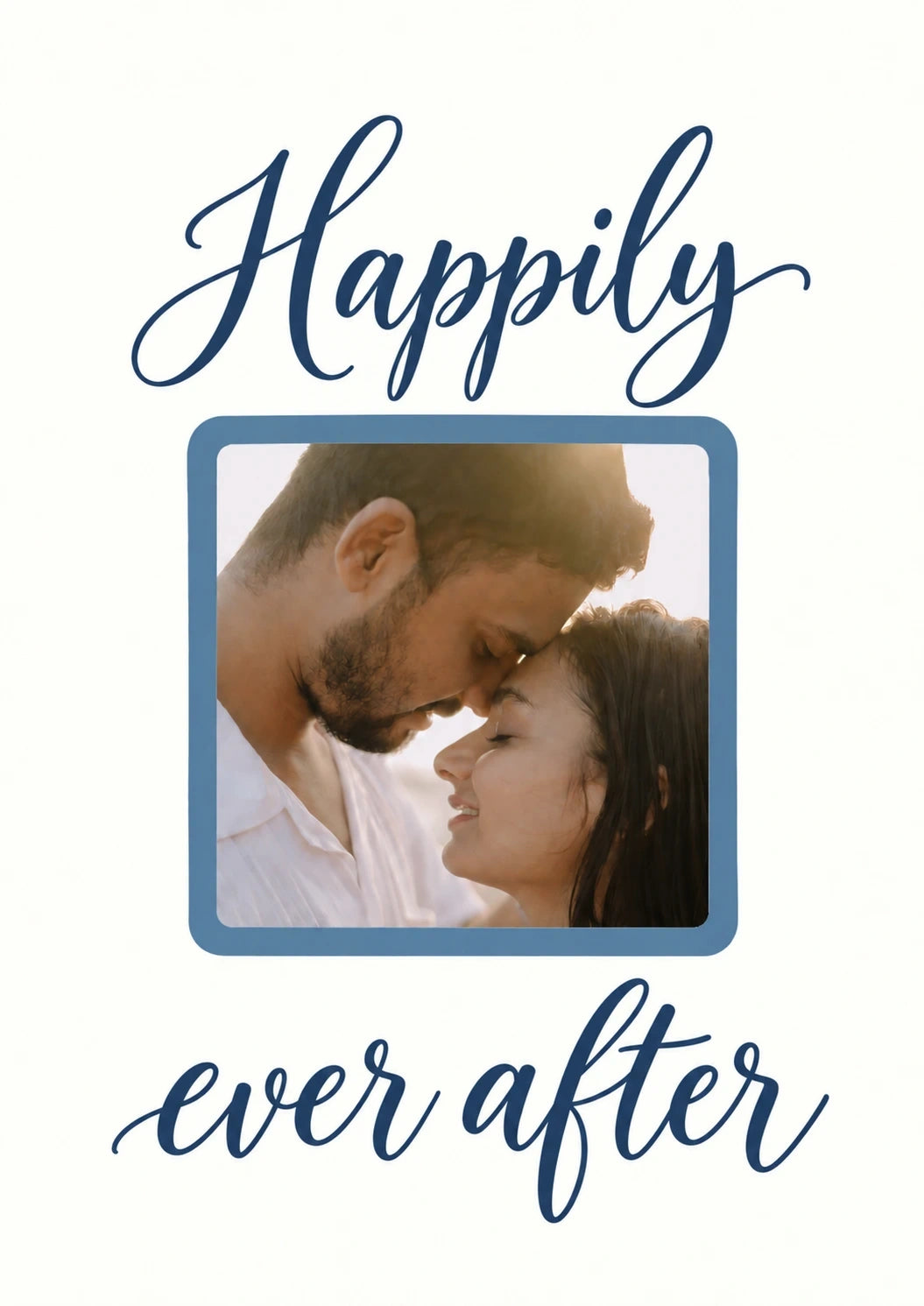 Weddings - Personalised Card — with punch holes