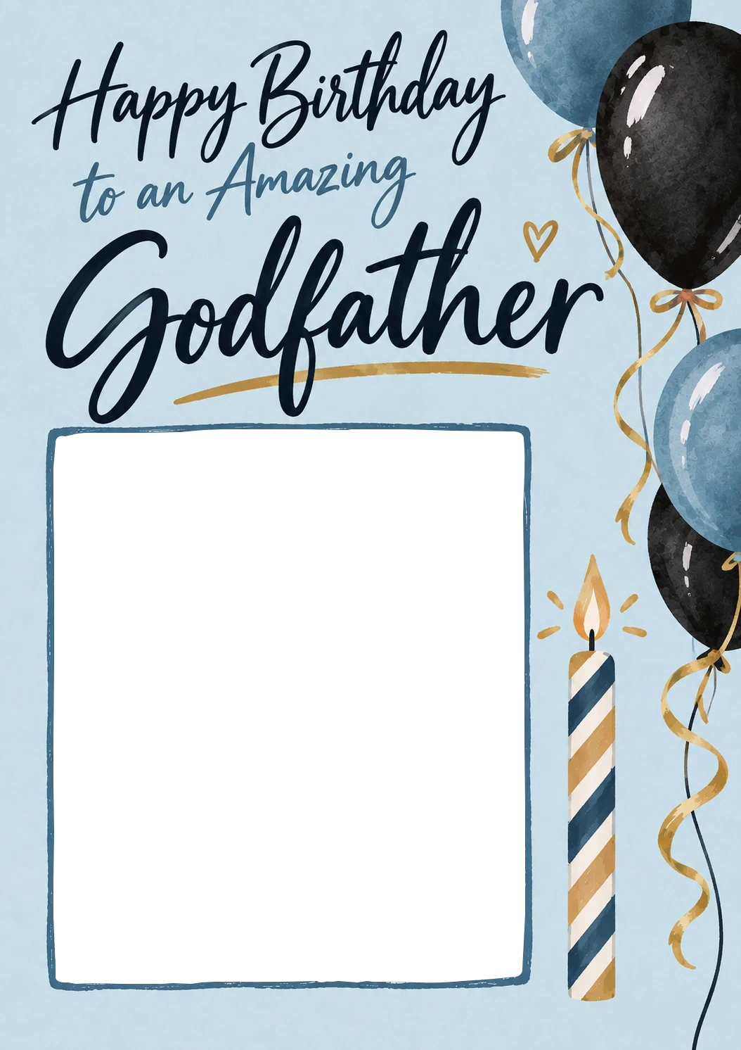 Birthdays - Personalised Card — with punch holes