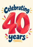 Load image into Gallery viewer, Anniversary - Personalised Card — with punch holes
