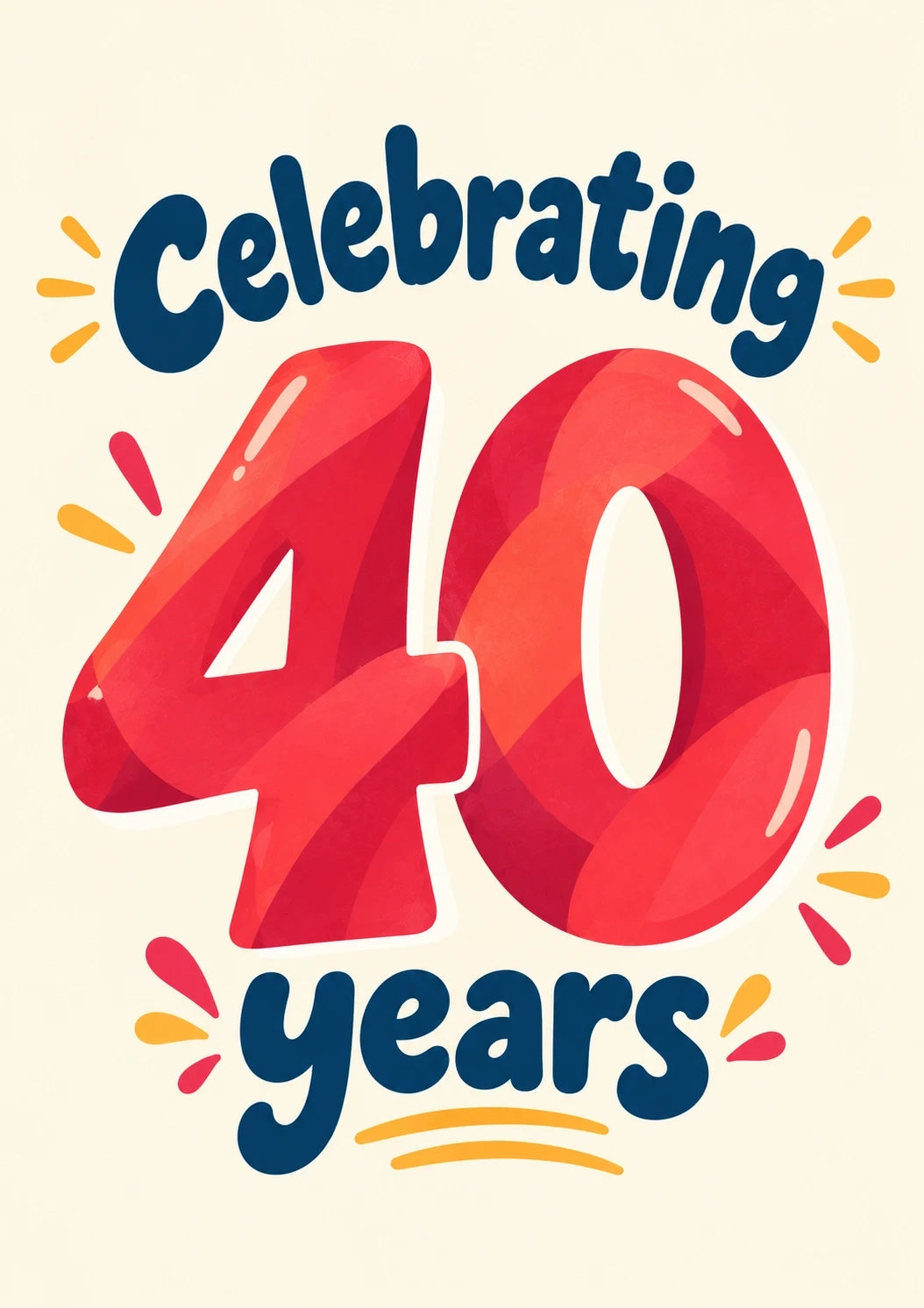 Anniversary - Personalised Card — with punch holes