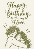 Load image into Gallery viewer, Birthdays - Personalised Card — with punch holes
