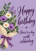 Load image into Gallery viewer, Birthdays - Personalised Card — with punch holes
