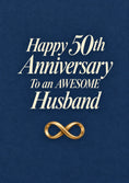 Load image into Gallery viewer, Anniversary - Personalised Card — with punch holes
