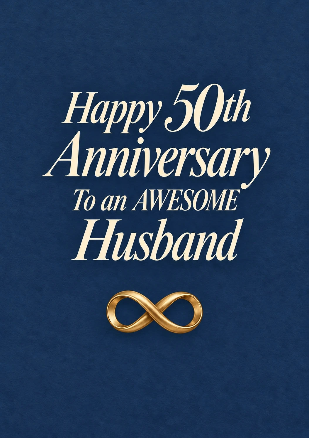 Anniversary - Personalised Card — with punch holes