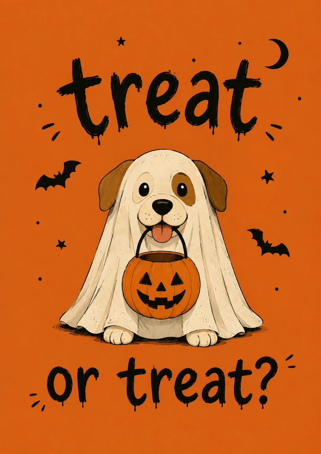 Halloween - Personalised Card — with punch holes