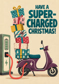 Load image into Gallery viewer, Christmas - Personalised Card — with punch holes
