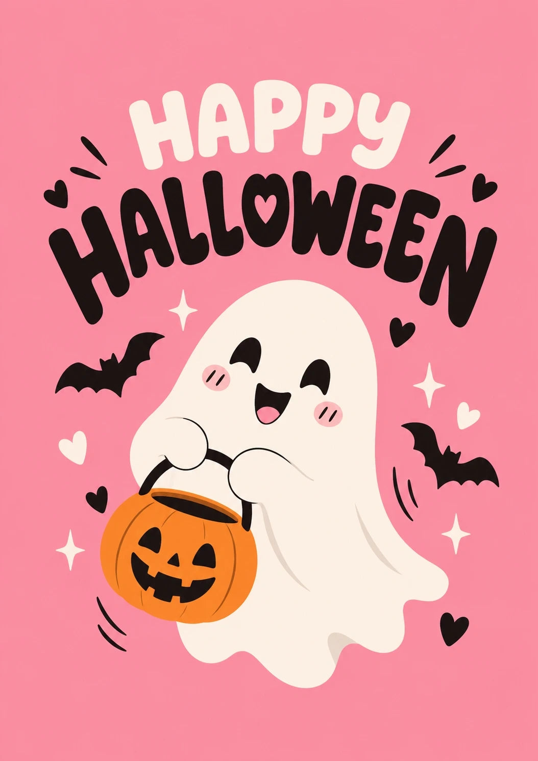 Halloween - Personalised Card — with punch holes