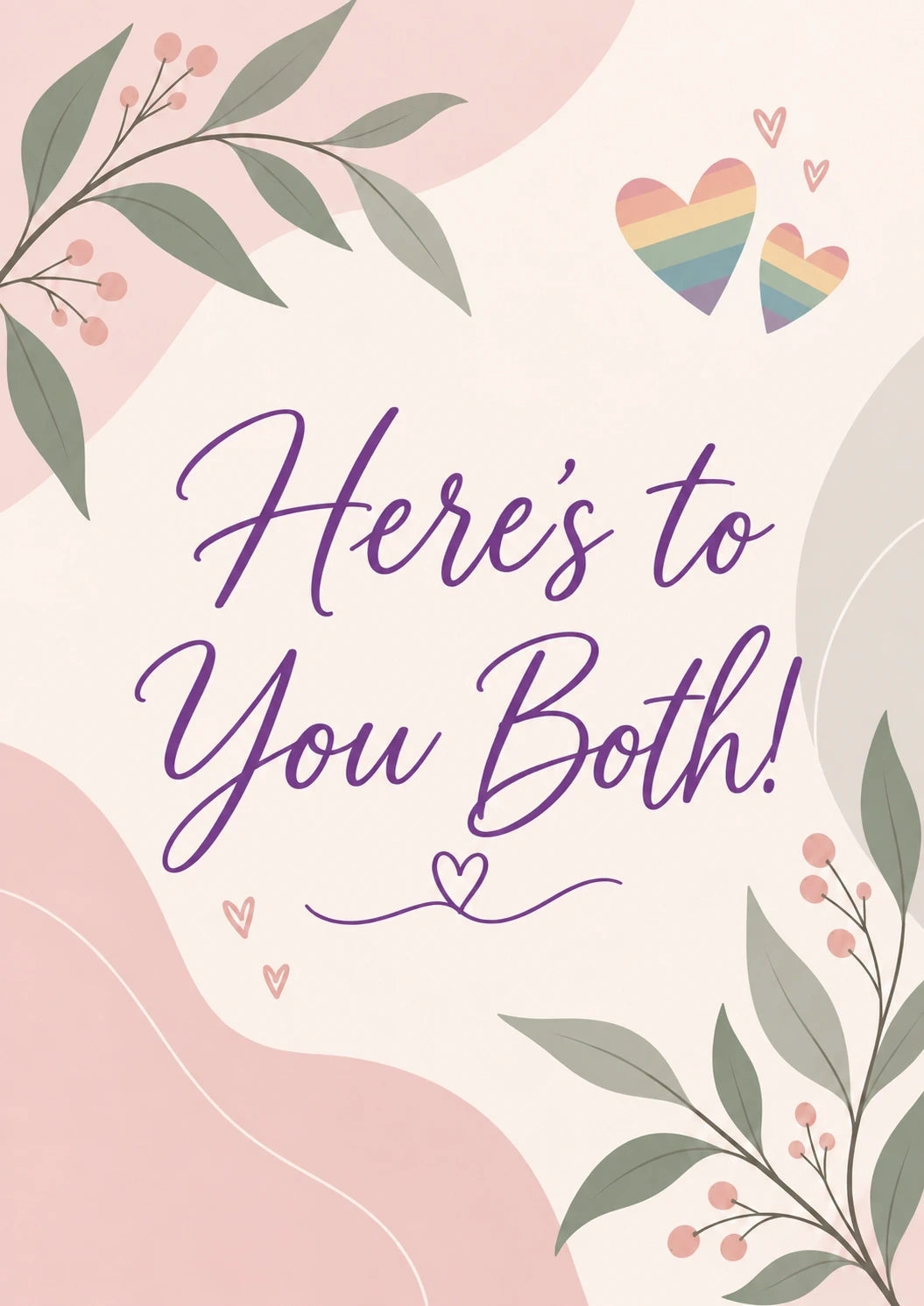 Anniversary - Personalised Card — with punch holes