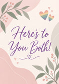 Load image into Gallery viewer, Rainbow Hearts Floral Anniversary Card for Her
