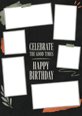Load image into Gallery viewer, Celebrate the Good Times Multiple Photo Upload Birthday Card
