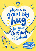 Load image into Gallery viewer, Great Big Hug Heart Illustration Back to School Card
