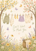 Load image into Gallery viewer, Pregnancy - Personalised Card — with punch holes
