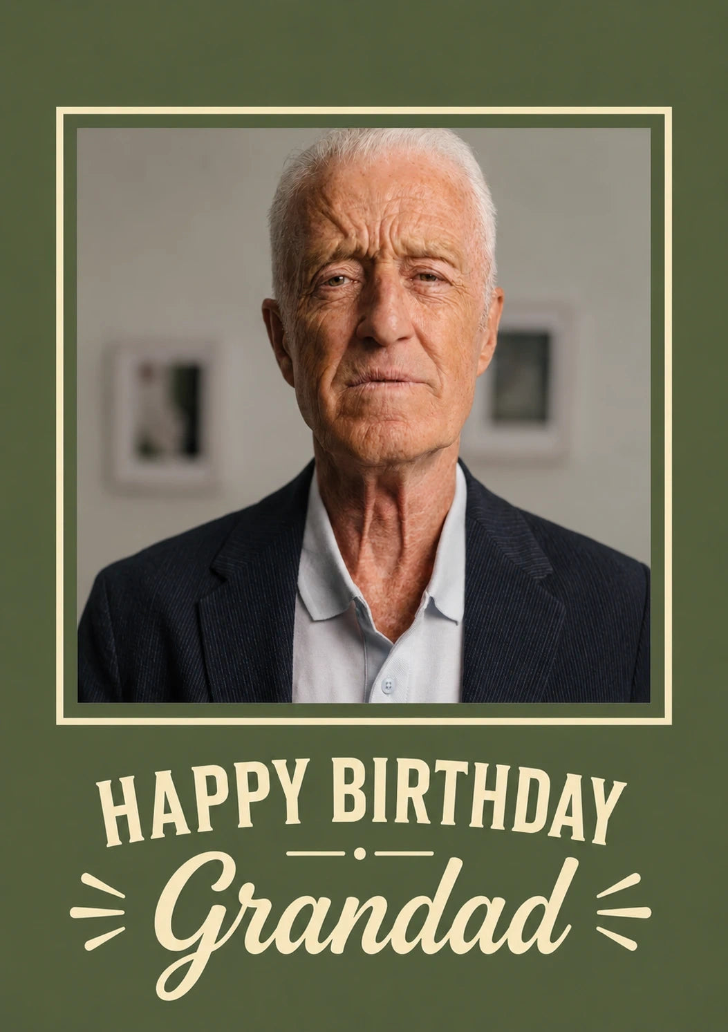 Birthdays - Personalised Card — with punch holes