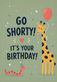 Load image into Gallery viewer, Birthdays - Personalised Card — with punch holes
