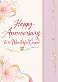 Load image into Gallery viewer, Rainbow Heart Floral LGBTQ+ Anniversary Card
