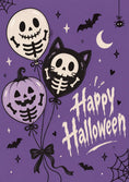 Load image into Gallery viewer, Halloween - Personalised Card — with punch holes

