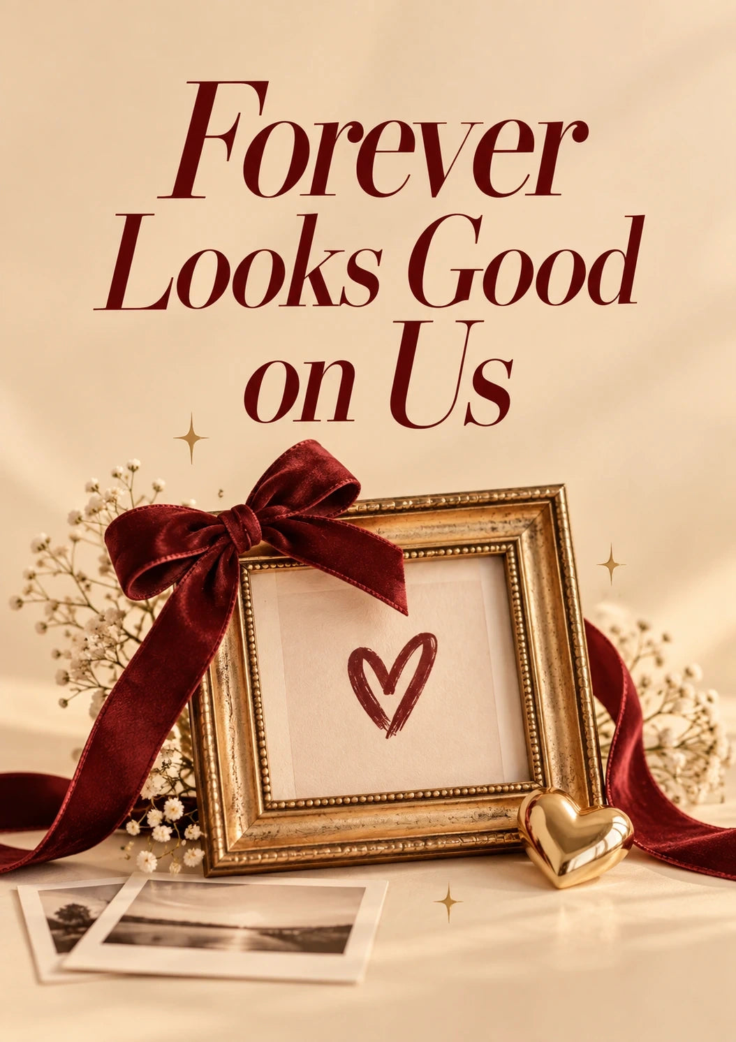 Valentine's day - Personalised Card — with punch holes