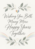 Load image into Gallery viewer, Anniversary - Personalised Card — with punch holes
