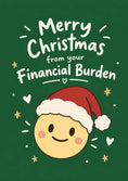 Load image into Gallery viewer, Christmas - Personalised Card — with punch holes
