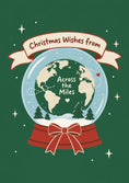 Load image into Gallery viewer, Across the Miles Snow Globe Christmas Card

