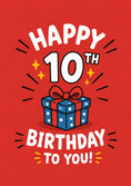 Load image into Gallery viewer, Birthdays - Personalised Card — with punch holes
