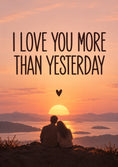 Load image into Gallery viewer, Valentine's day - Personalised Card — with punch holes
