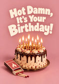 Load image into Gallery viewer, Birthdays - Personalised Card — with punch holes
