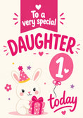 Load image into Gallery viewer, Birthdays - Personalised Card — with punch holes
