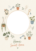 Load image into Gallery viewer, New Home - Personalised Card — with punch holes
