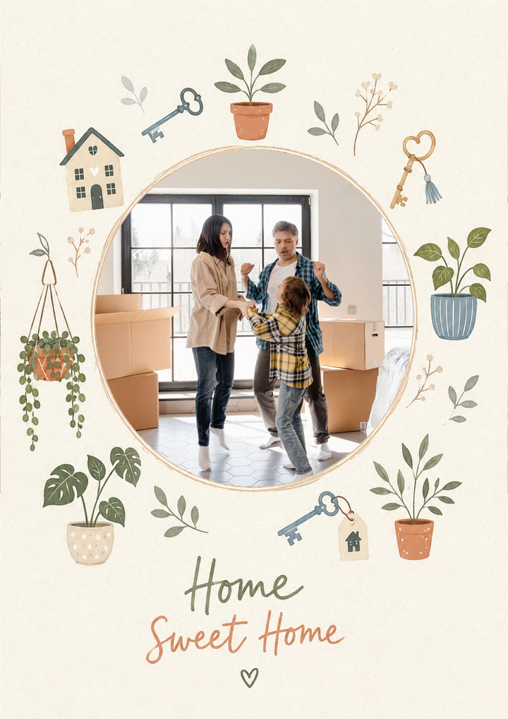 New Home - Personalised Card