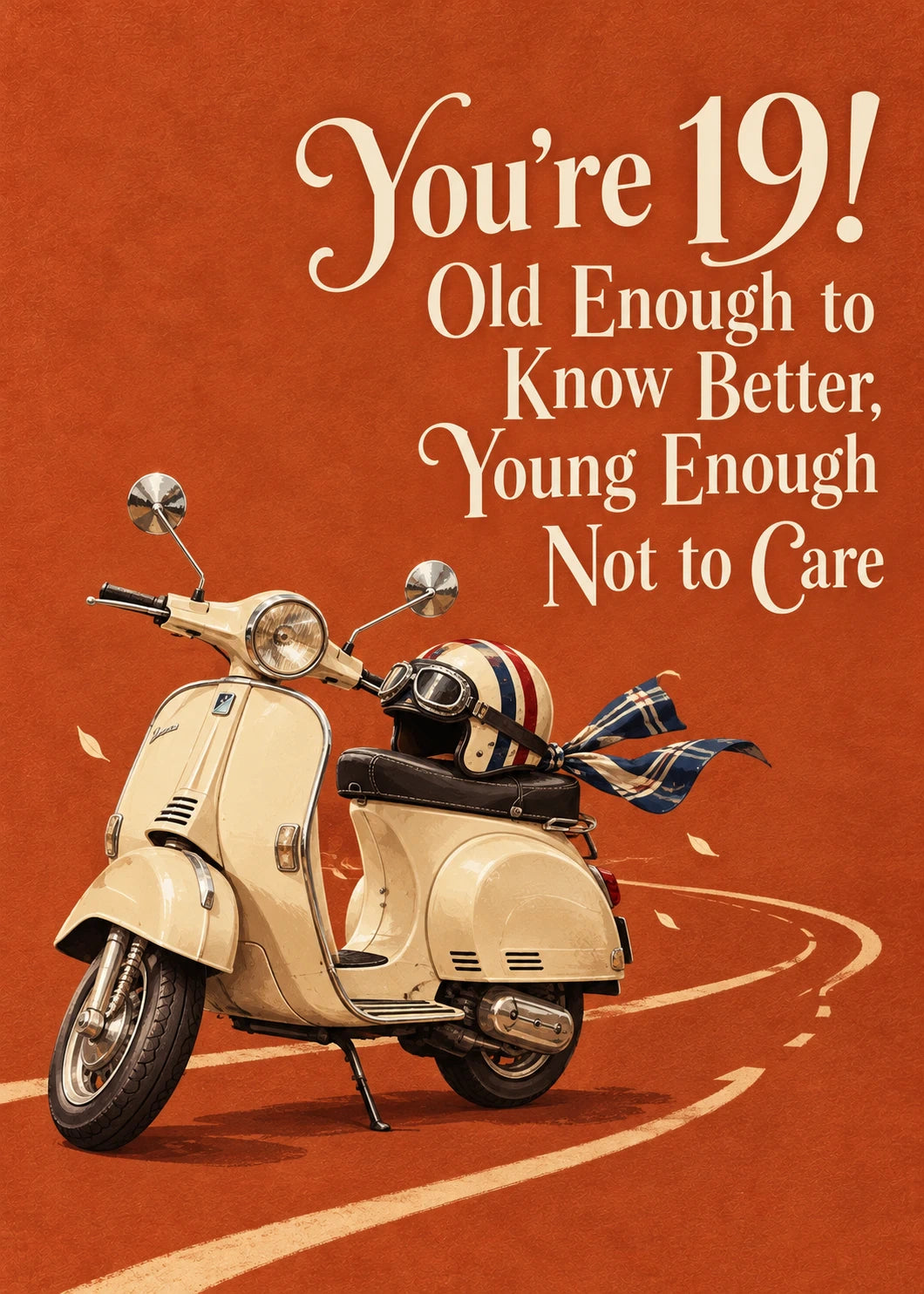 Funny Old Enough to Know Better 19th Birthday Card