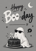 Load image into Gallery viewer, Funny Cool Ghost Boo-day Halloween Birthday Card for Him
