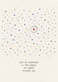 Load image into Gallery viewer, Out of Everyone in the World Romantic Birthday Card for Her
