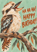 Load image into Gallery viewer, Funny Laughing Kookaburra Happy Birthday Card
