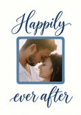 Load image into Gallery viewer, Happily Ever After Photo Upload Wedding Card
