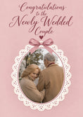 Load image into Gallery viewer, Congratulations Newly Wedded Couple Photo Upload Wedding Card
